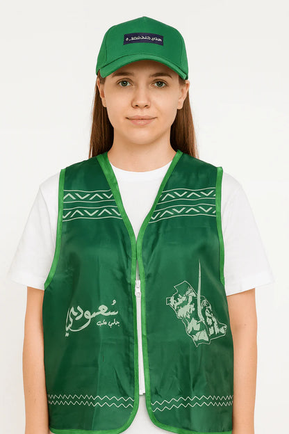 Saudi National Day Green Vest