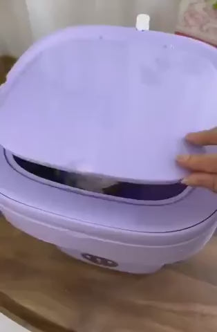 Foldable Mini Washing Machine | Portable Washer for Travel & Home